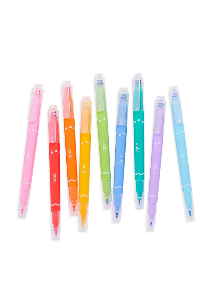 Confetti Stamp Double-Ended Markers
