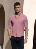 Conrad Long Sleeve Shirt - Dusty Pink