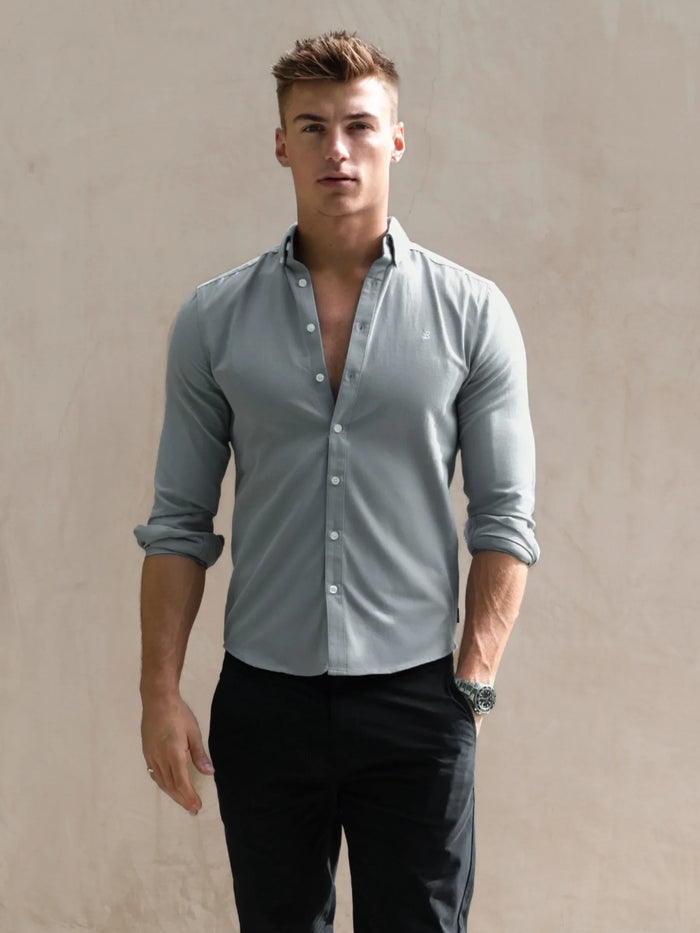 Conrad Long Sleeve Shirt - Safari Green