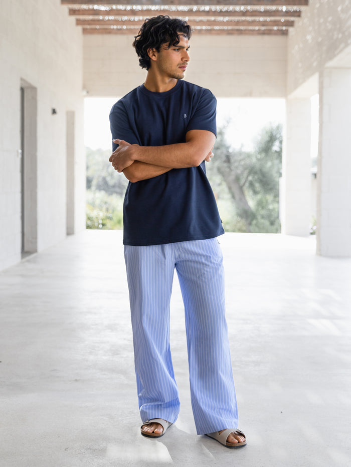 Conrad Relaxed Anchor T-Shirt - True Navy