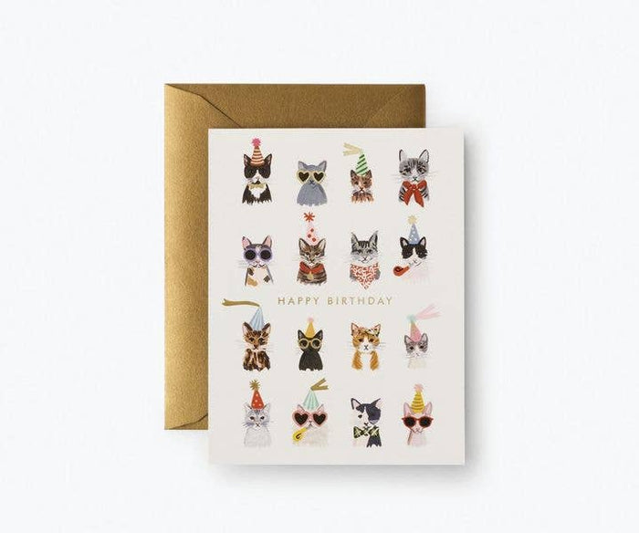 Cool Cats Birthday Card Rifle Paper Co.
