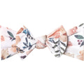 Copper Pearl Knit Headband Bow | Autumn