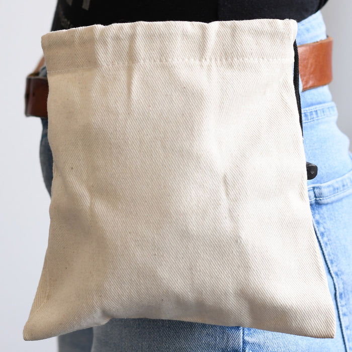 Cotton Belt Pouch - Brown