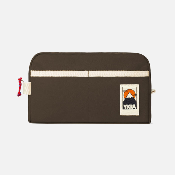 Cotton Canvas Dopp Toiletry Bag - Khaki