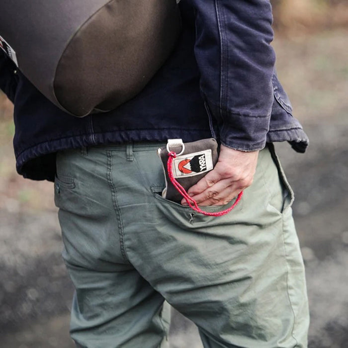 Cotton Canvas Mini Wallet - Khaki