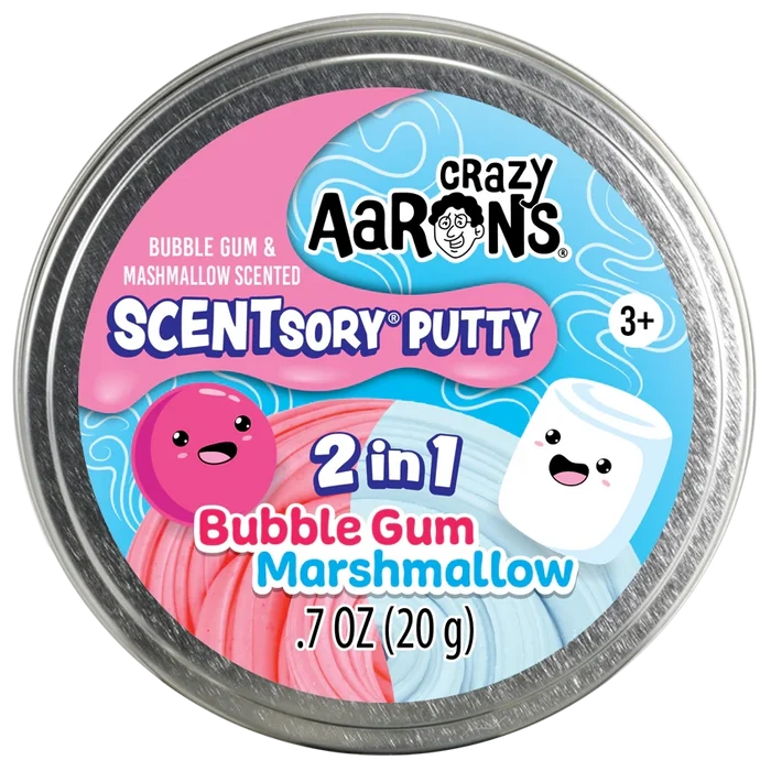 Crazy Aaron's - SCENTsory Duos Putty - Bubblegum/Marshmallow