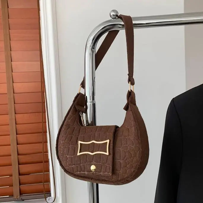 Crescent Moon Shoulder Bags fashionnsio