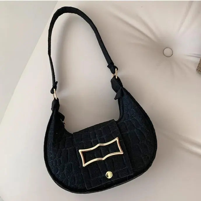 Crescent Moon Shoulder Bags fashionnsio