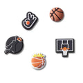 Crocs Jibbitz 5pk: Basketball