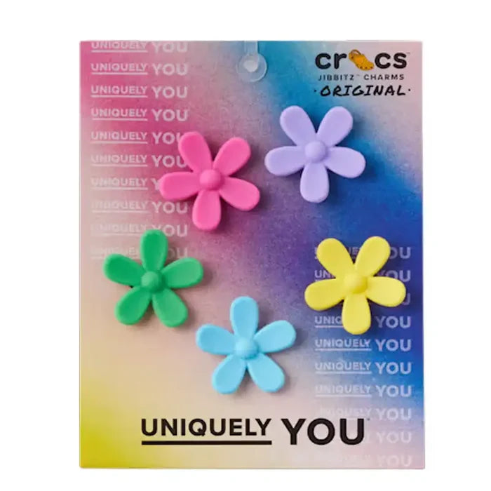 Flower shaped crocs charms