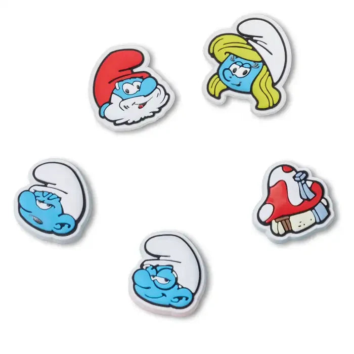 Crocs Jibbitz 5pk: Smurfs