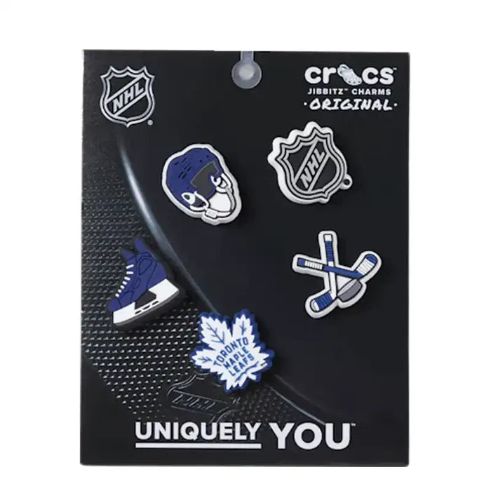 Toronto Maple Leafs Crocs charms in package