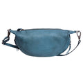 Crosby Handcrafted Leather Sling/Crossbody Bags: Denim Latico Leathers