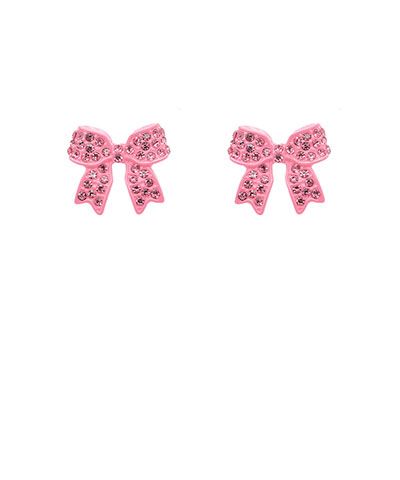 Crystal Bow Earrings