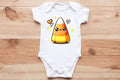 Cute Candy corn🎃 baby vest🖤🦔 Claxton Creations GB