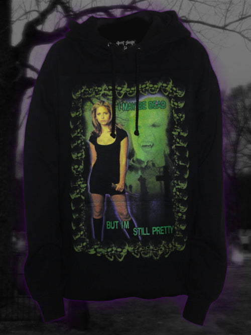 "d3ad but pretty" pullover hoodie