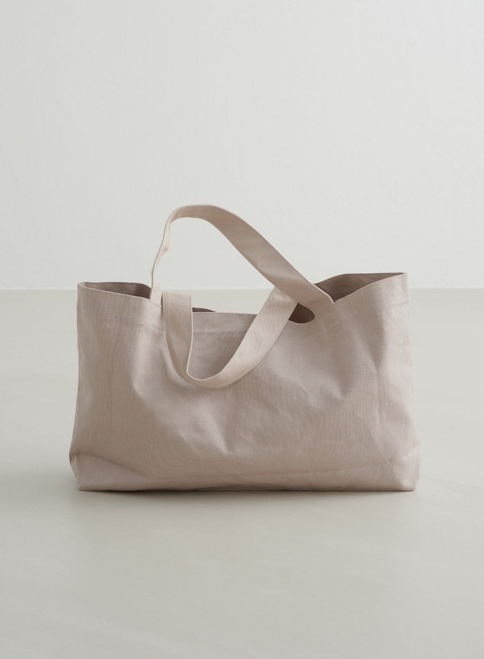 Dark Clay Varsity Tote Bag
