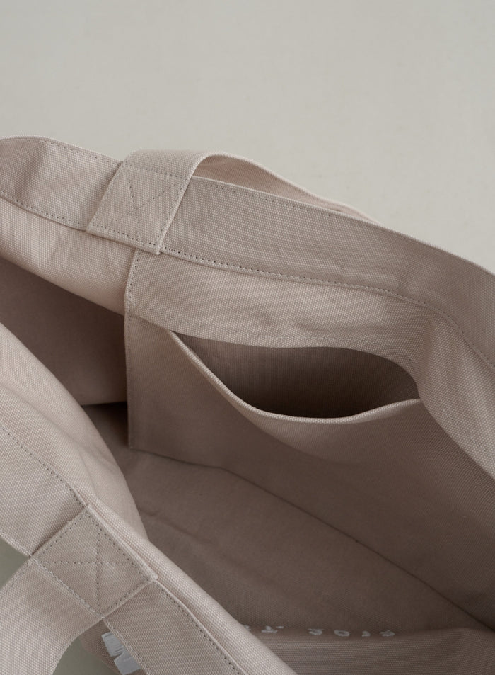 Dark Clay Varsity Tote Bag