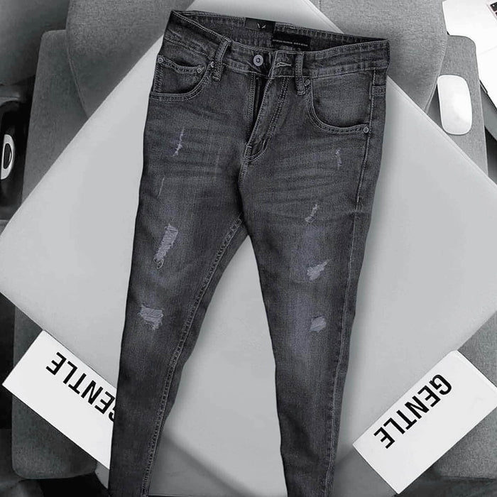 Dark Grey Denim Jeans - 0249 - Dubai Offers Today
