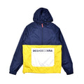 DC SHOE WINDBRAKER IMPERMEABILE GIALLO BLU