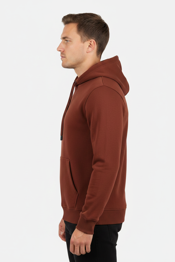 Dark Red Hoodie – side