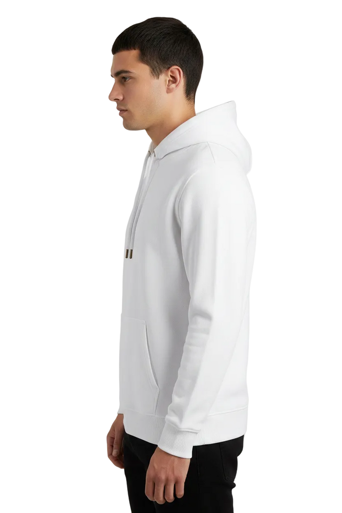 White Hoodie – side