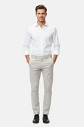 Wam Denim Jorell Light Grey Chino – model front view with size label