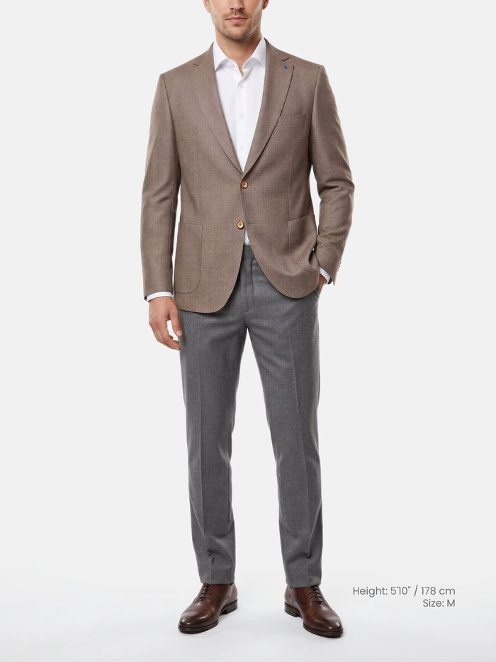 De Vertex Donkerbeige Blazer