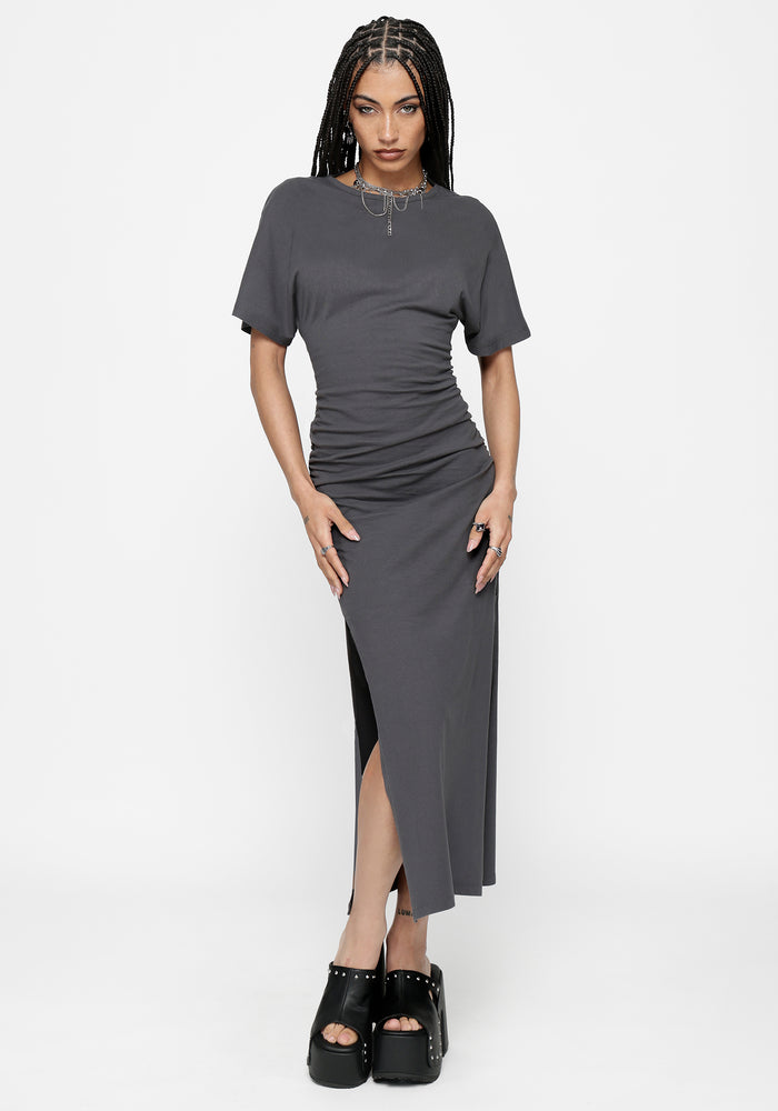 Deni Ruched Midaxi Dress