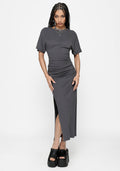 Deni Ruched Midaxi Dress