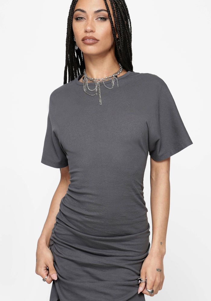 Deni Ruched Midaxi Dress