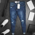 Denim Blue Distressed Jeans - 3414 - Dubai Offers Today
