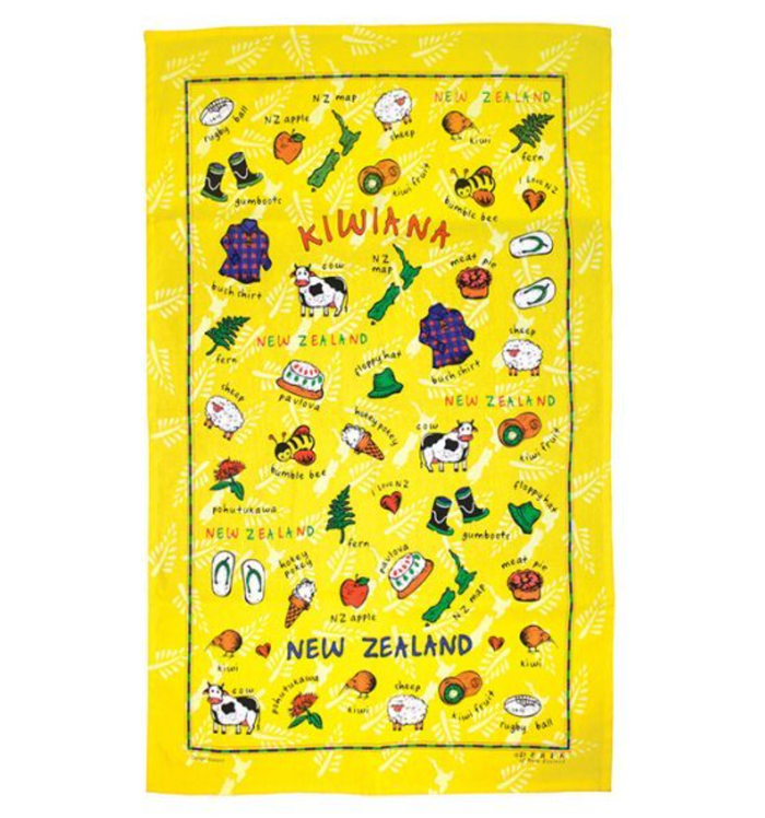 Derek Assorted Souvenir Tea Towels - Kiwiana