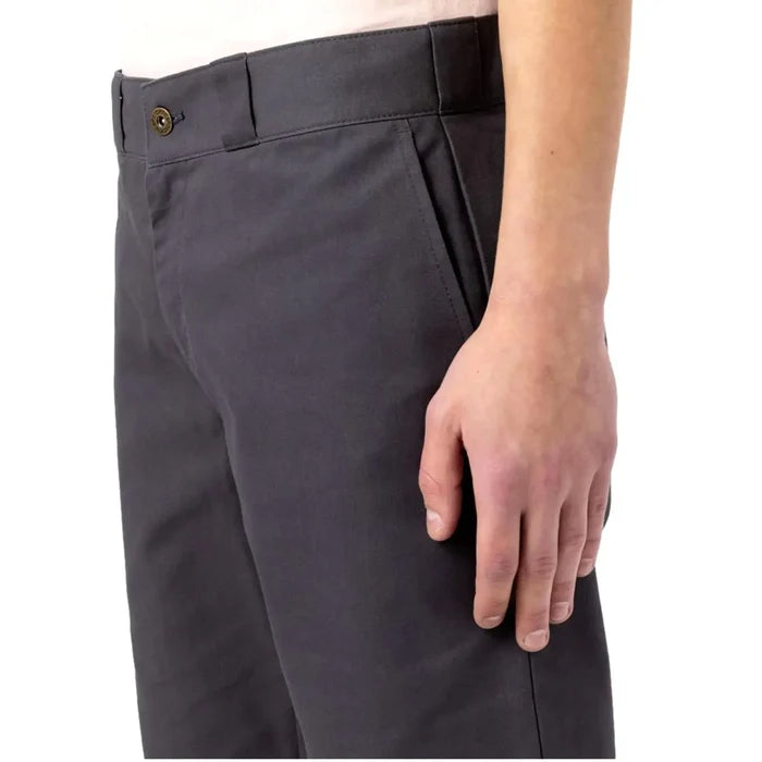dickies slim flex short grey