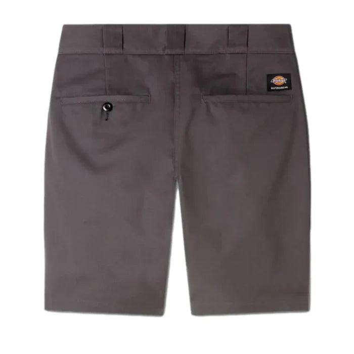 dickies slim flex short grey