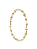 Dignity Sincerity Gold Bead Bracelet | 3 Sizes e.newton Designs Bracelet Dignity Sincerity 4 mm