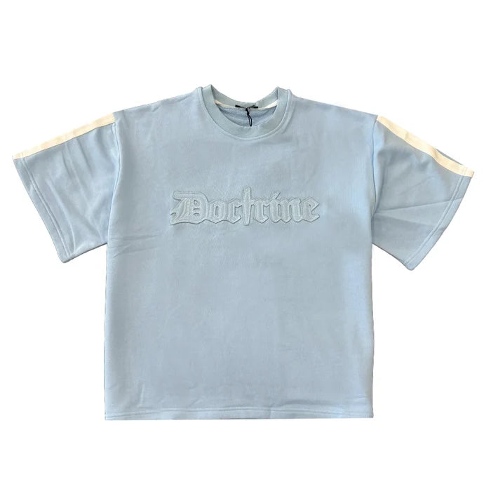 DOCTRINE Applique Double Stripe T Shirt
