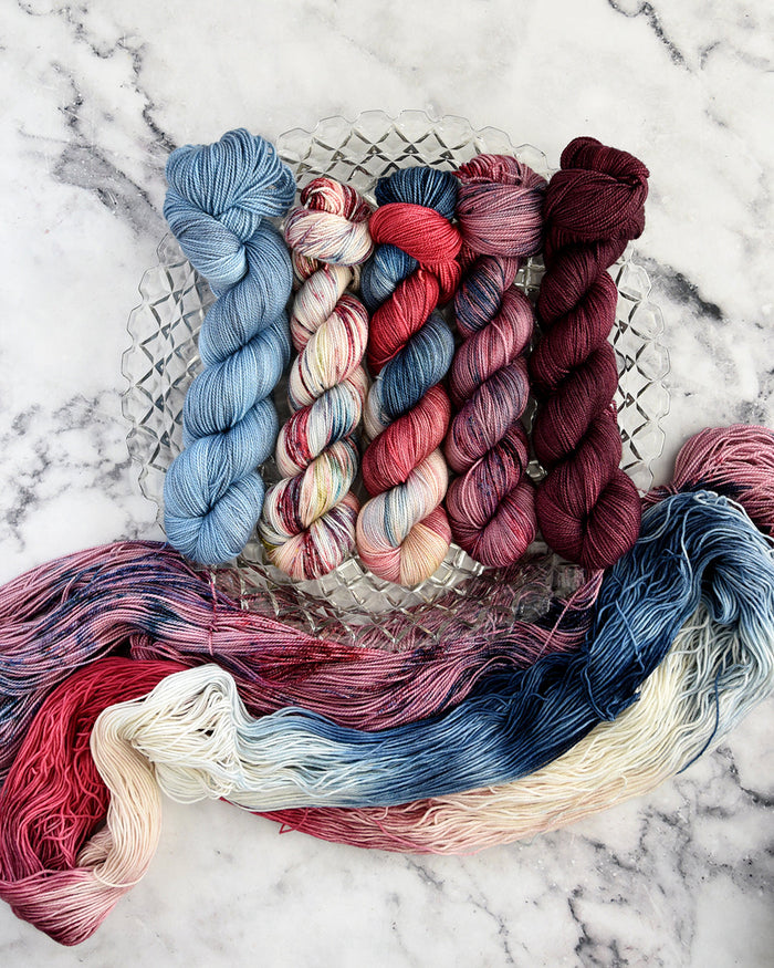 Destination Yarn Mini Skein Set Dolly Parton Mini Skein Set