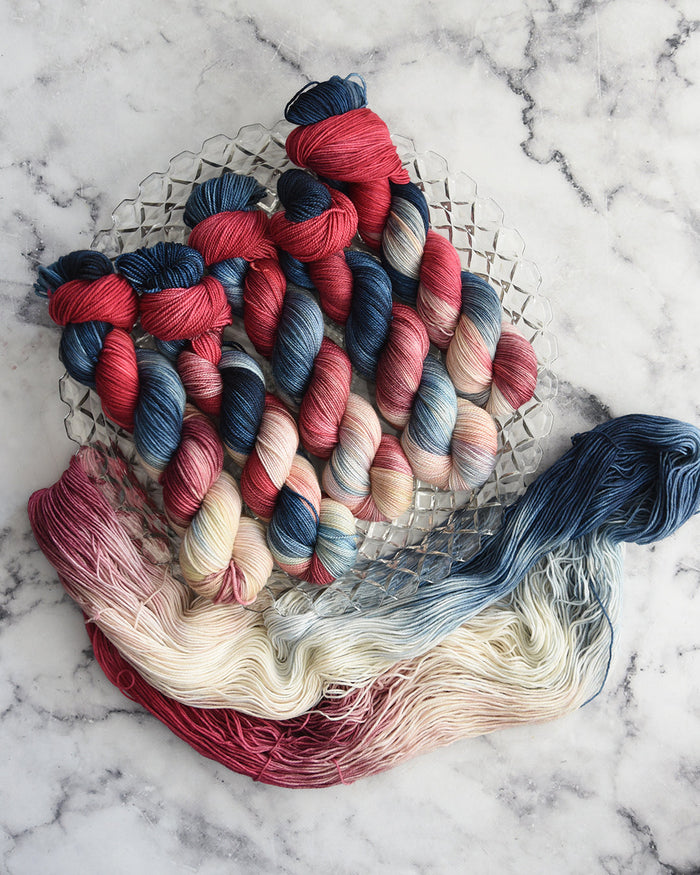 Destination Yarn Mini Skein Set Dolly Parton Mini Skein Set