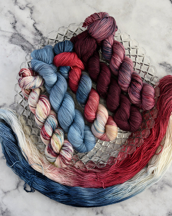Destination Yarn Mini Skein Set Dolly Parton Mini Skein Set