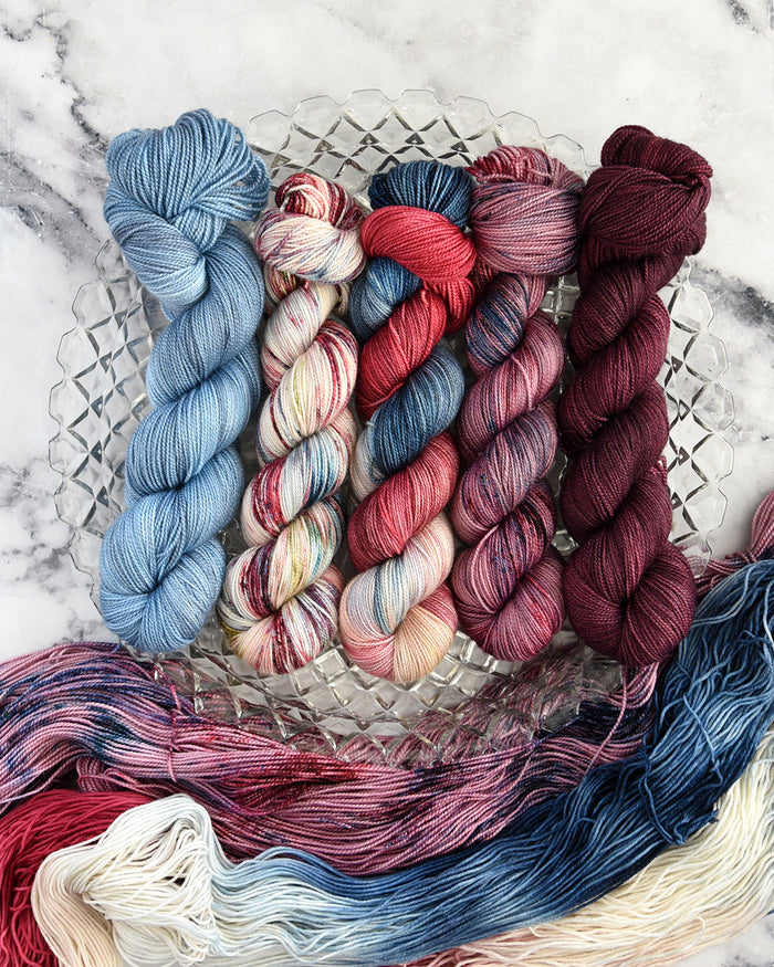 Destination Yarn Mini Skein Set Dolly Parton Mini Skein Set
