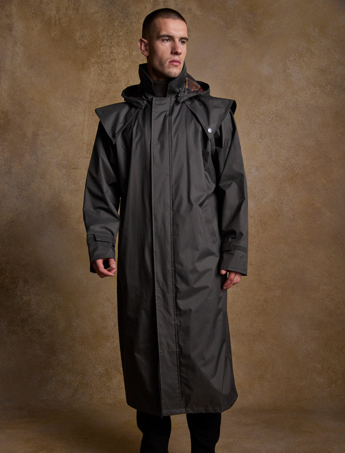 Donegal Men's Waterproof Bush Coat - Olive #color_olive