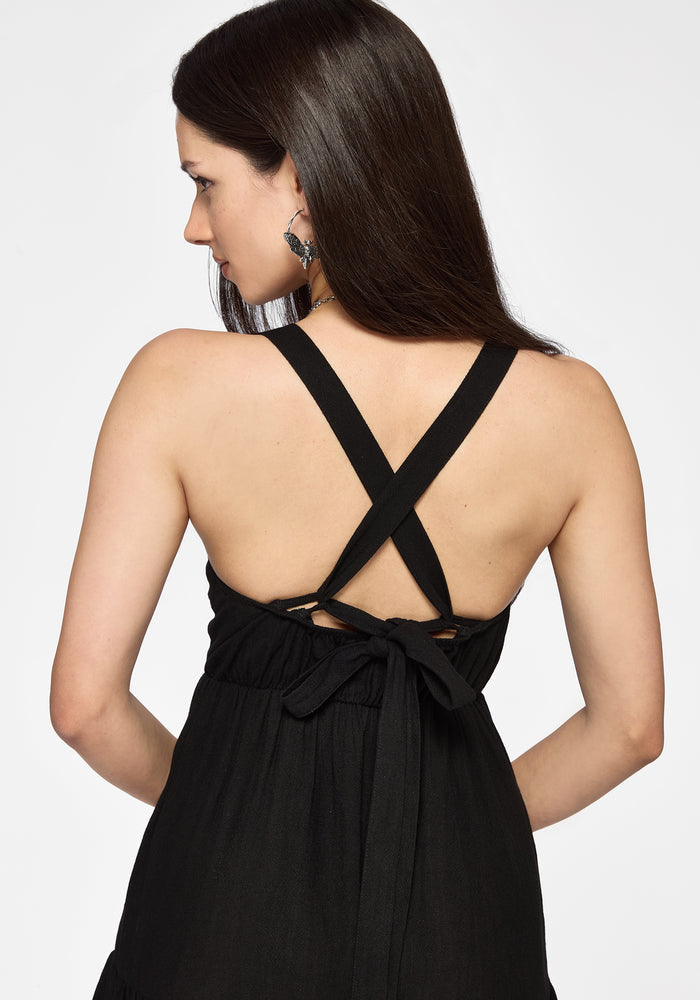 Drakona Embroidered Mini Dress