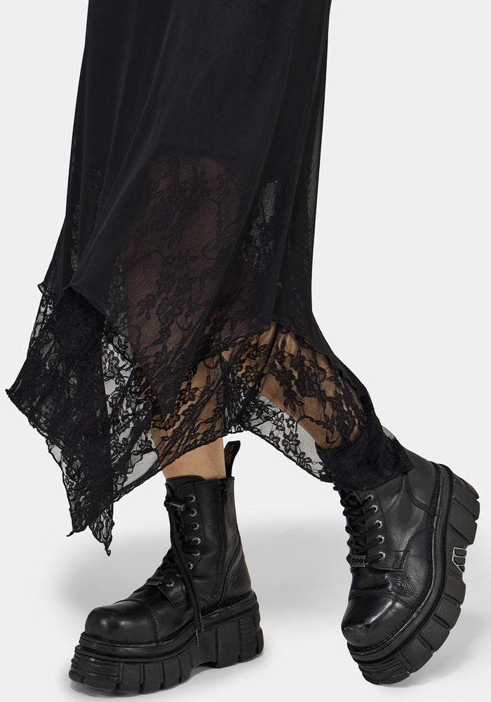 Druella Lace Cami Midaxi Dress
