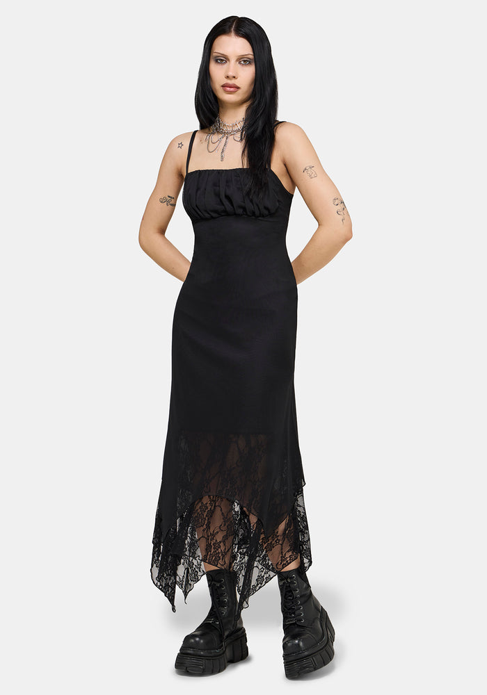 Druella Lace Cami Midaxi Dress