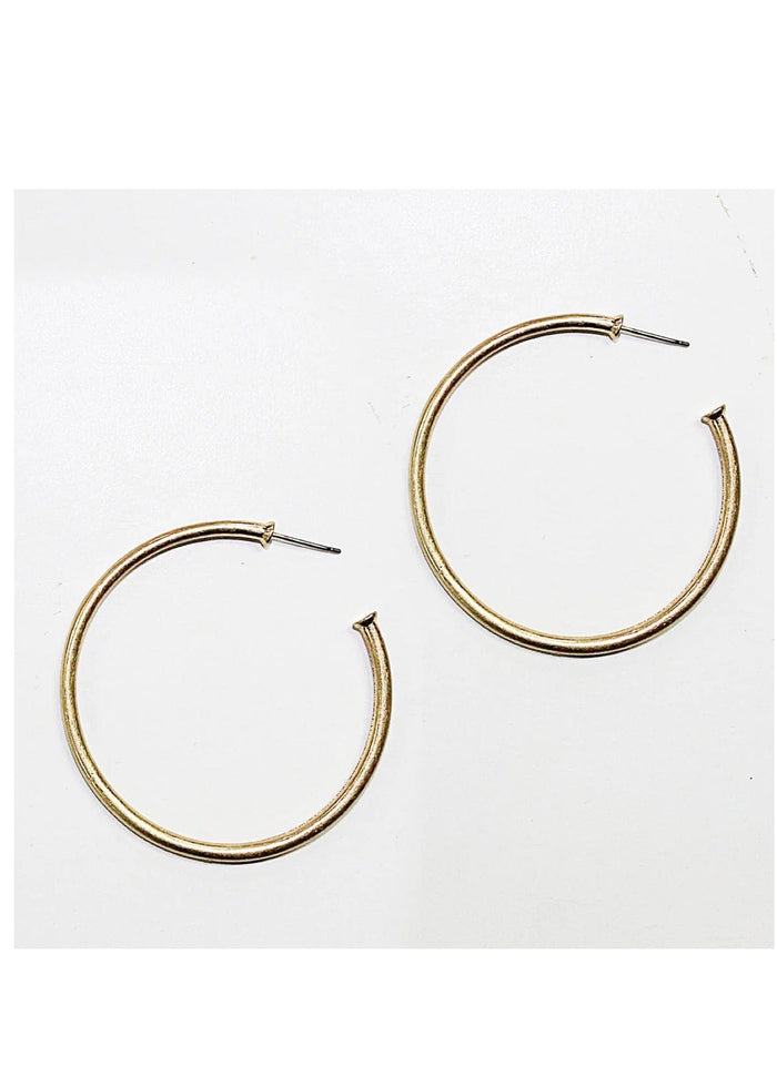 Earring 2” Gold Hoop What’s Hot Earring