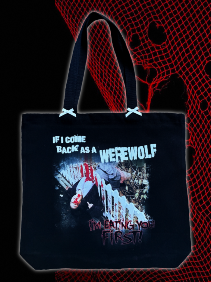 "eat you" tote bag