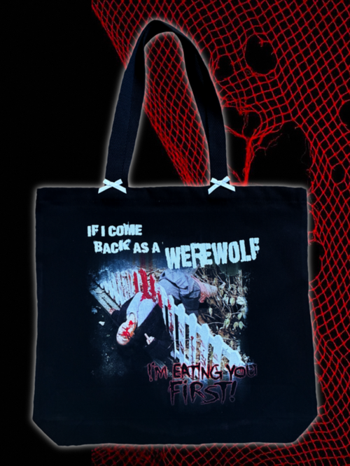 "eat you" tote bag