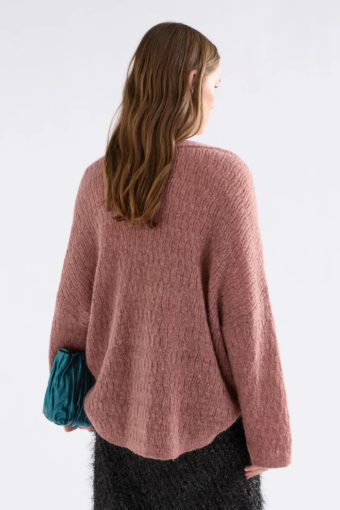 Elk - Agna Pattern Sweater - Rosewood