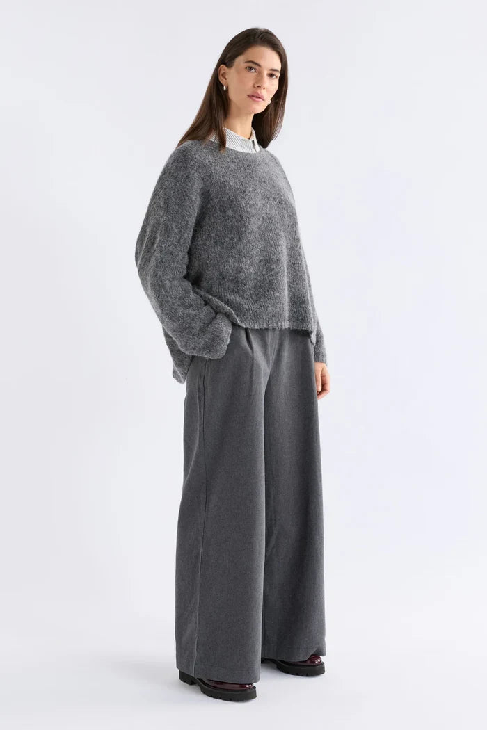 Elk - Agna Sweater - Mid Grey Marle